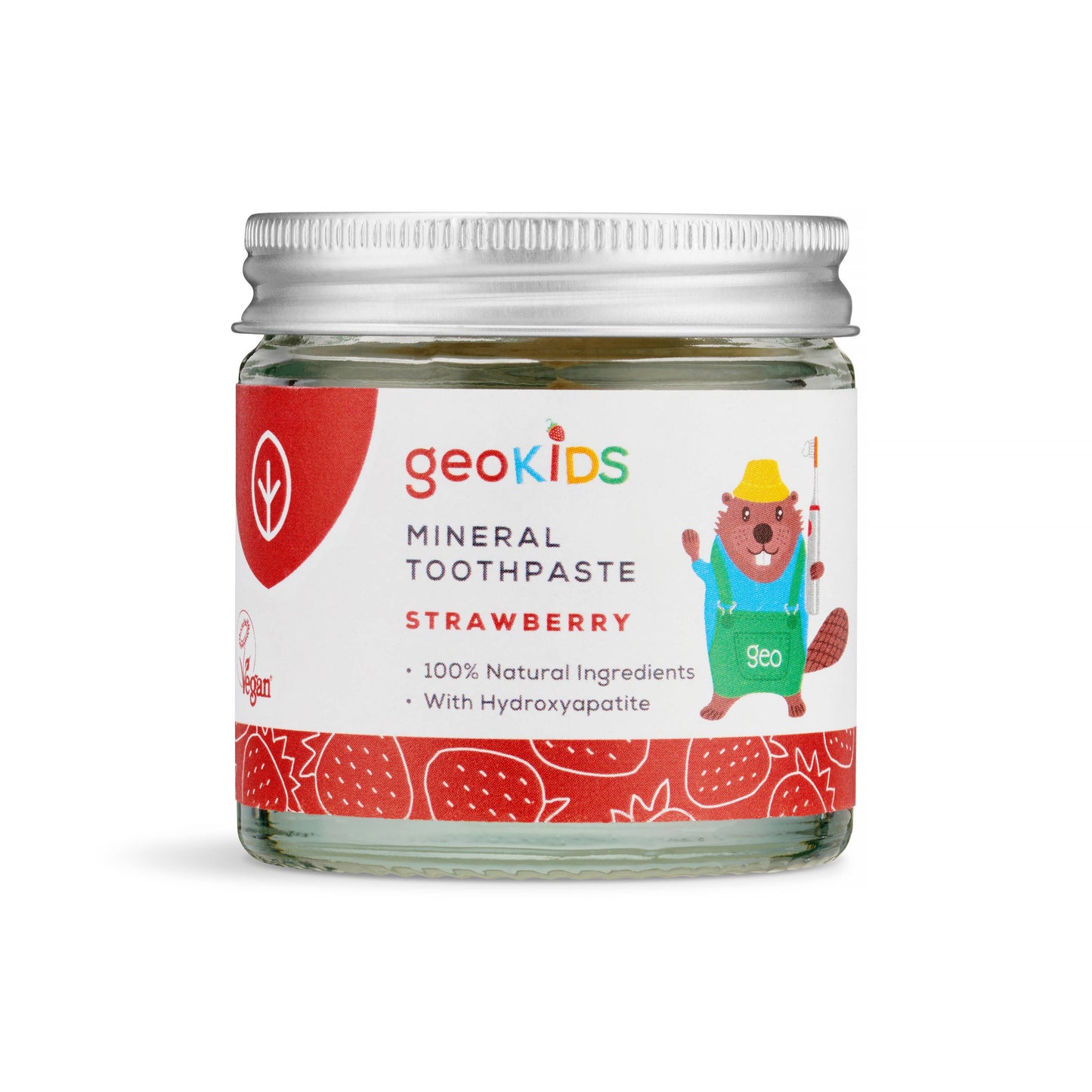 Georganics - NEW Geokids Mineral Toothpaste - Strawberry