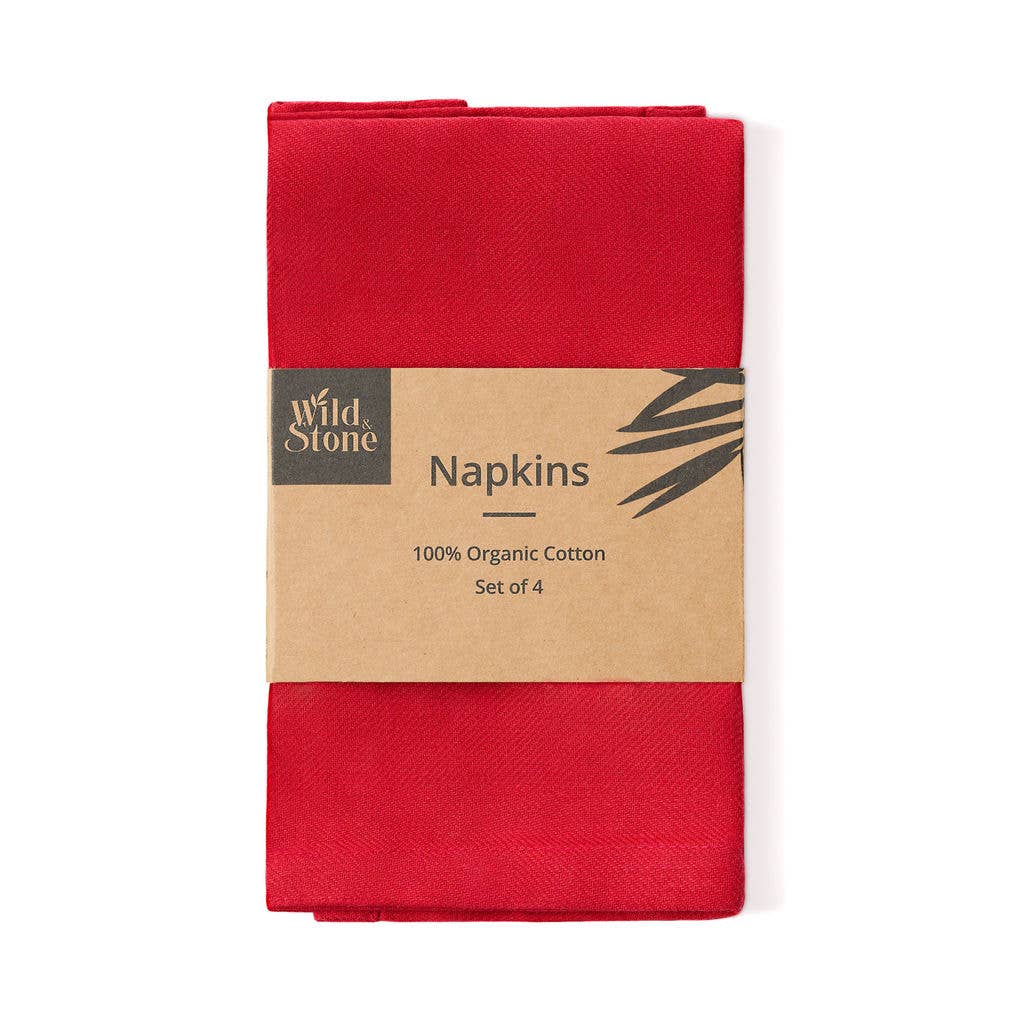 Wild and Stone - Organic Cotton Napkins - Set of 4