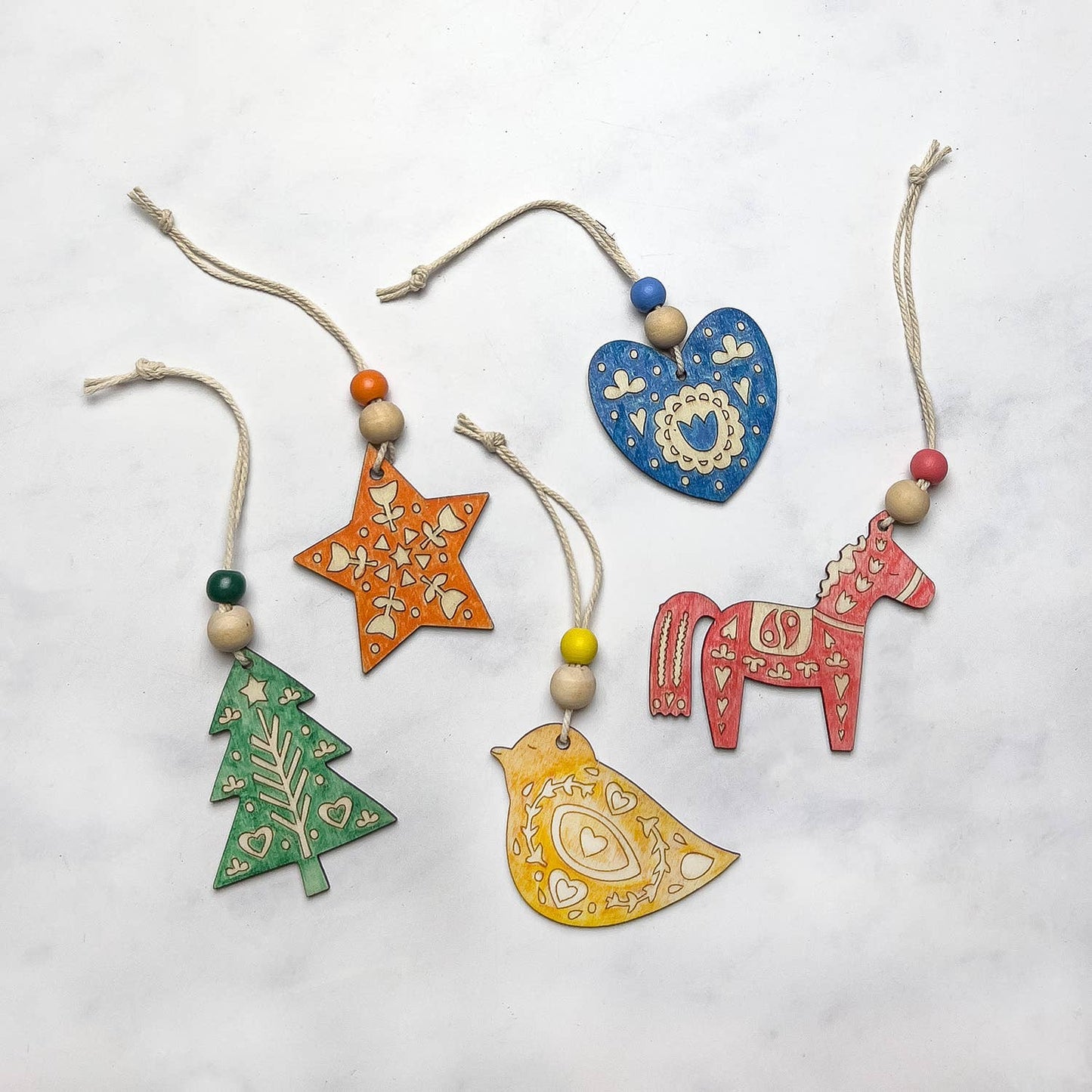 Cotton Twist - Folk Art Christmas Decoration Kit