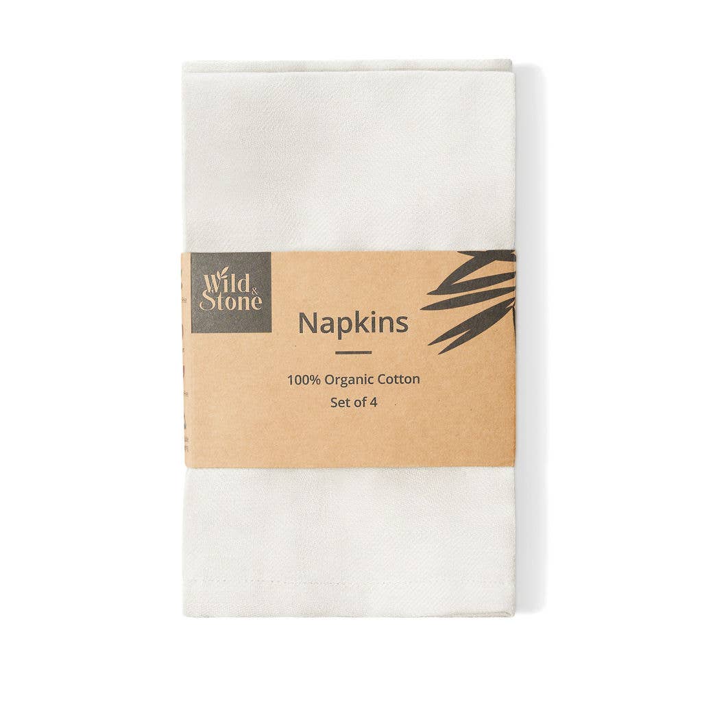 Wild and Stone - Organic Cotton Napkins - Set of 4