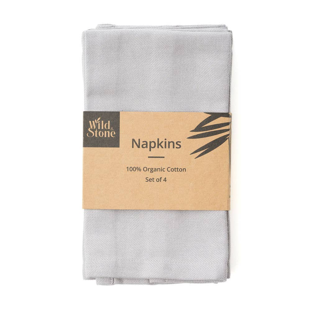Wild and Stone - Organic Cotton Napkins - Set of 4