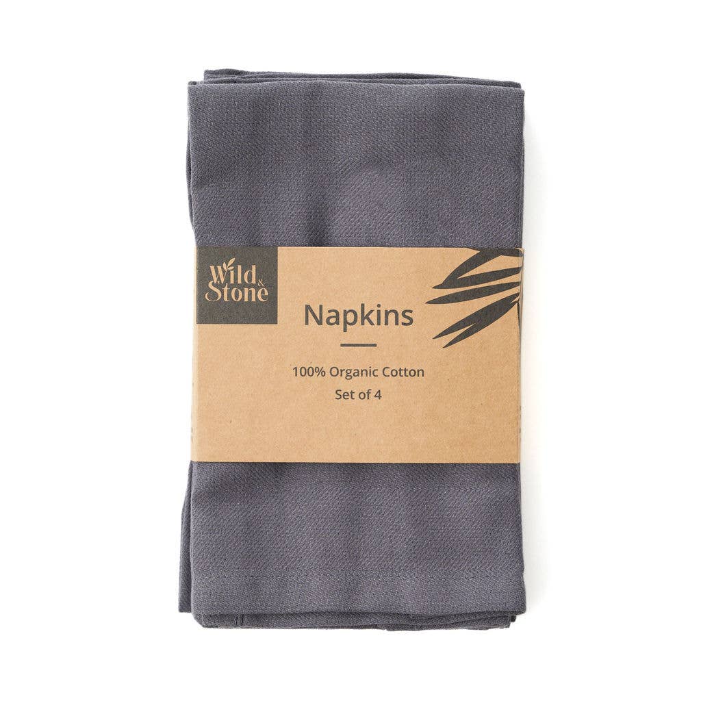 Wild and Stone - Organic Cotton Napkins - Set of 4