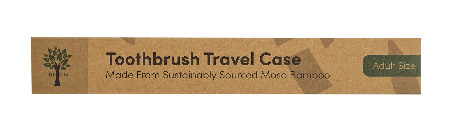 Bamboo Toothbrush Case - Adult