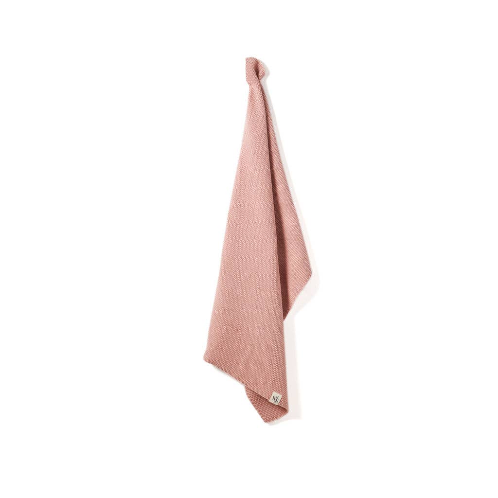 Wild and Stone - Hand Towels - 100% Organic Cotton - Rose