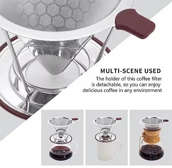 Re:gn - Reusable Coffee Filter - Stainless Steel Mesh
