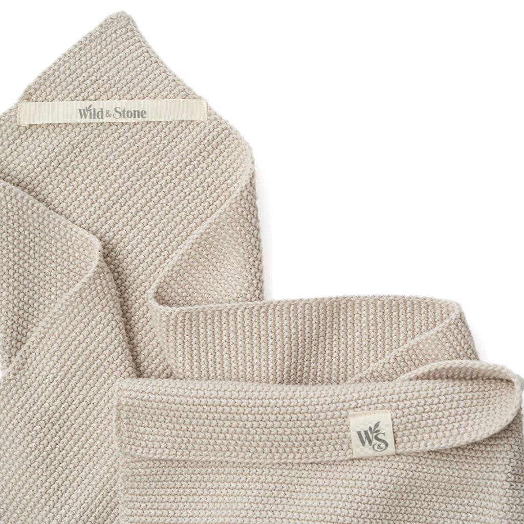 Wild and Stone - Hand Towels - 100% Organic Cotton - Beach Sand