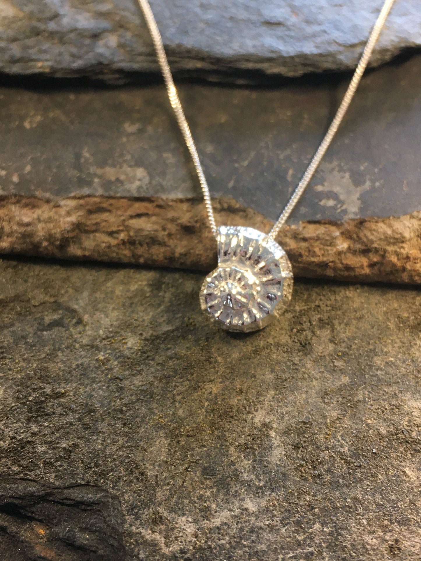 Bluelily925silver - P643SBC - AMMONITE PENDANT SILVER