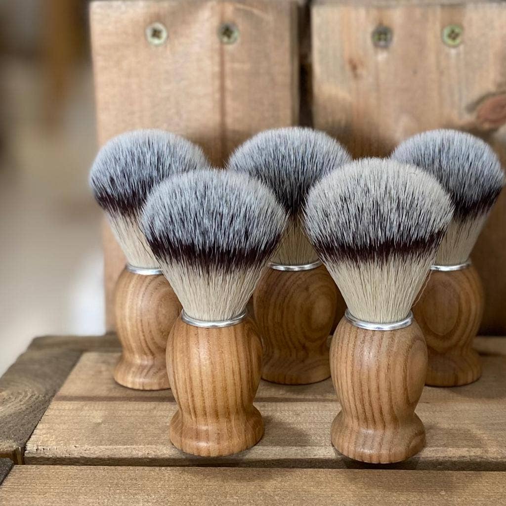 Cosy Cottage Soap - Wooden Beech Shaving Brush
