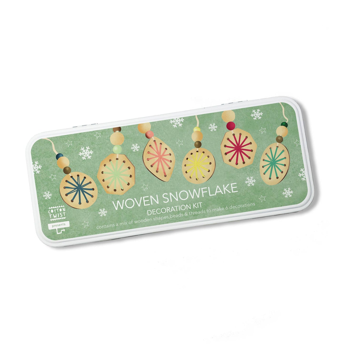 Cotton Twist - Woven Snowflake Christmas Decoration Kit