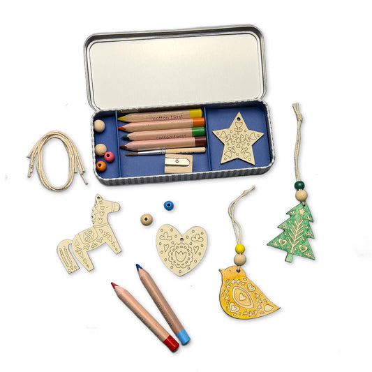 Cotton Twist - Folk Art Christmas Decoration Kit