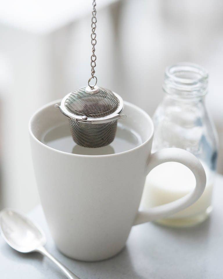 ecoLiving - Tea Basket - Stainless Steel Loose Leaf Tea Infuser