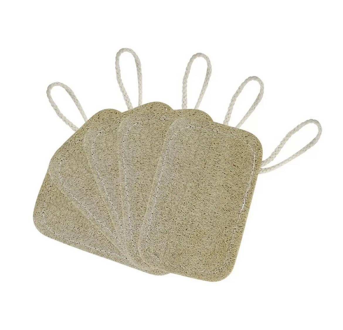  Loofah scouring pads